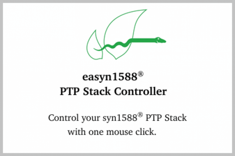 easyn1588® – A GUI for the syn1588® PTP Stack